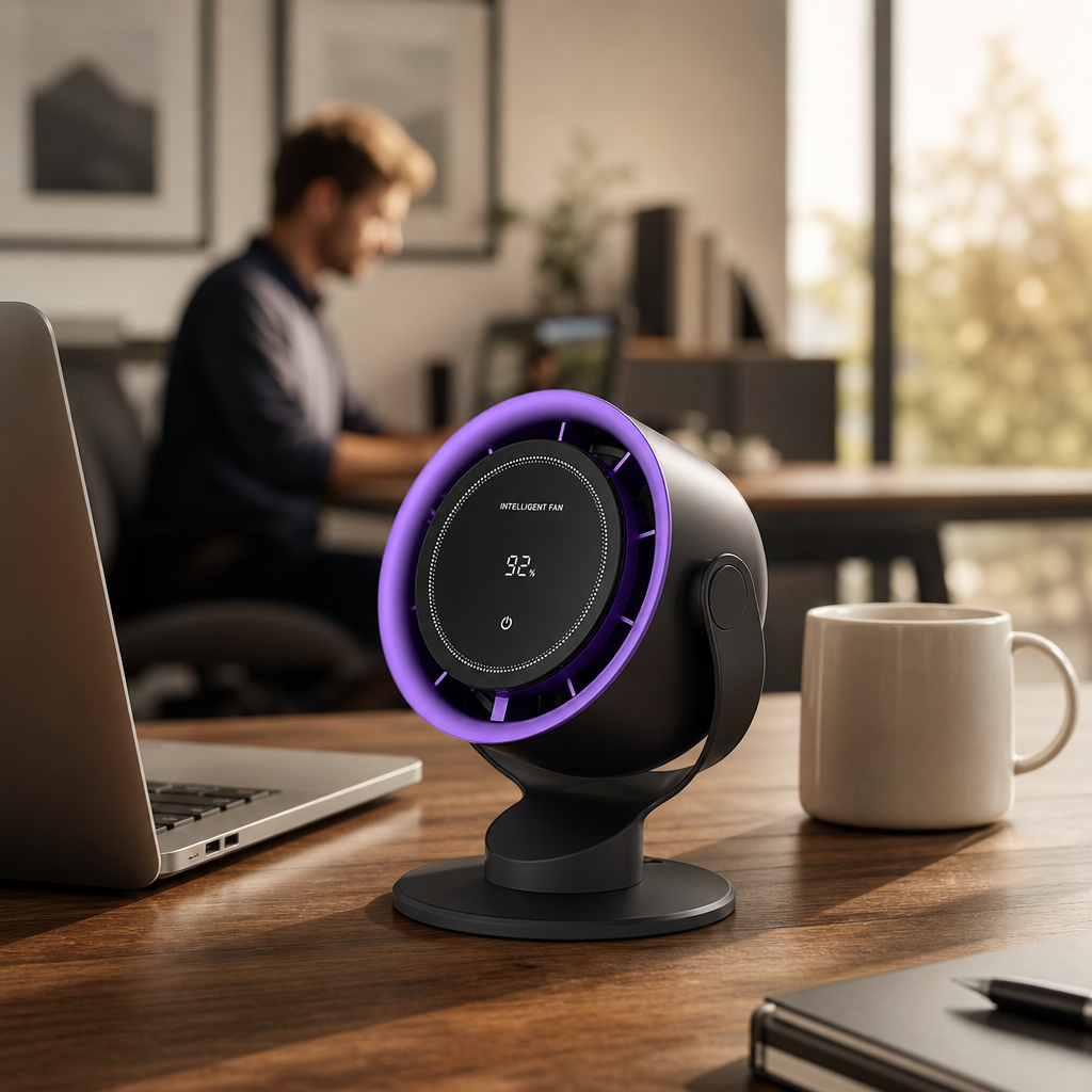 Smart Display Portable Fan