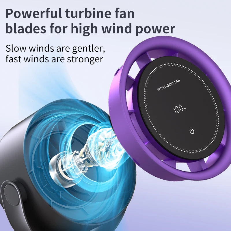 Smart Display Portable Fan