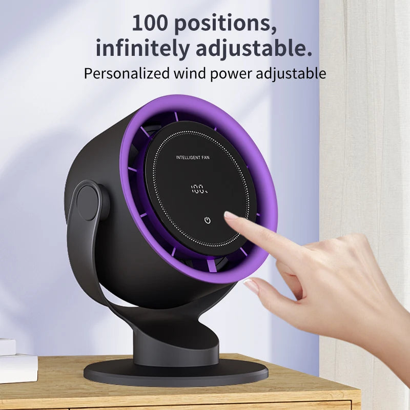Smart Display Portable Fan